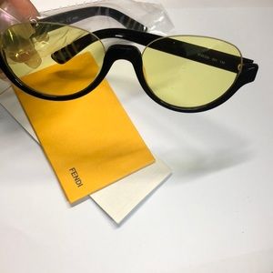 FENDI semi rimless frame
